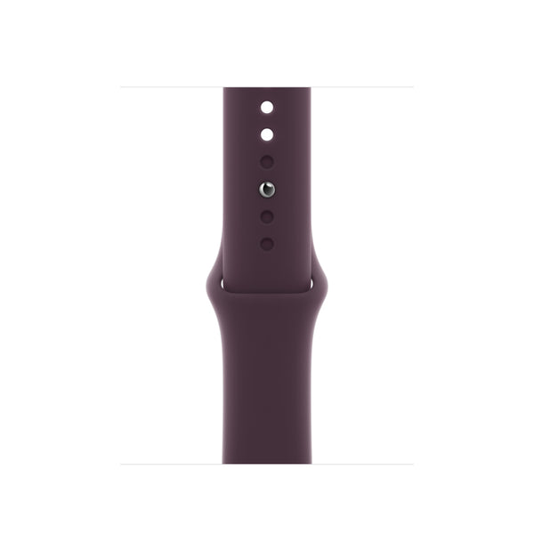 Apple Watch Series 7 GPS + Cellular, 41mm Gold Stainless Steel Case with Dark Cherry Sport Band